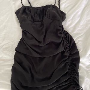black mini dress!